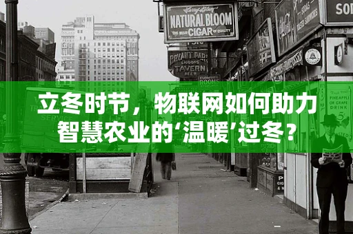 立冬时节，物联网如何助力智慧农业的‘温暖’过冬？
