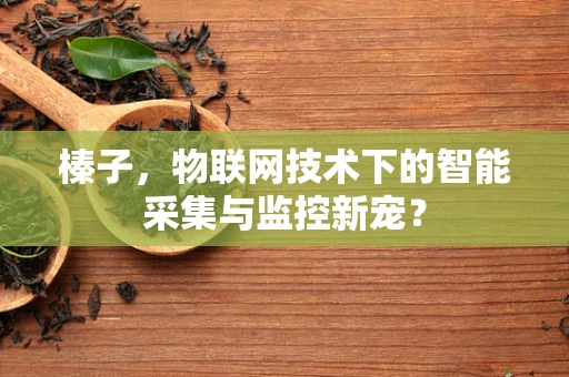 榛子，物联网技术下的智能采集与监控新宠？