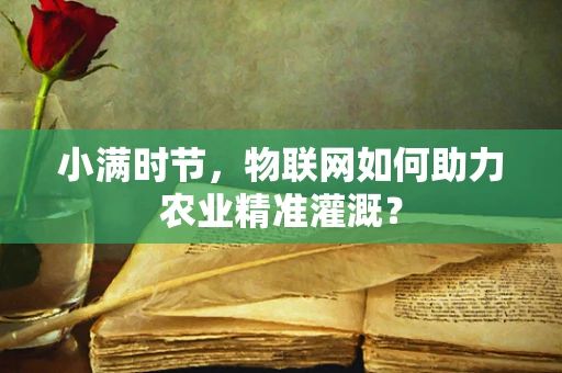 小满时节，物联网如何助力农业精准灌溉？