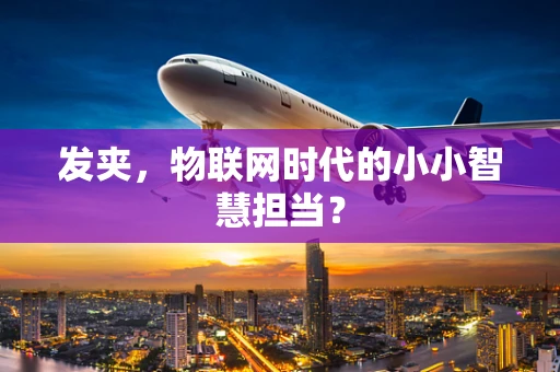 发夹，物联网时代的小小智慧担当？