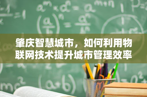 肇庆智慧城市，如何利用物联网技术提升城市管理效率？