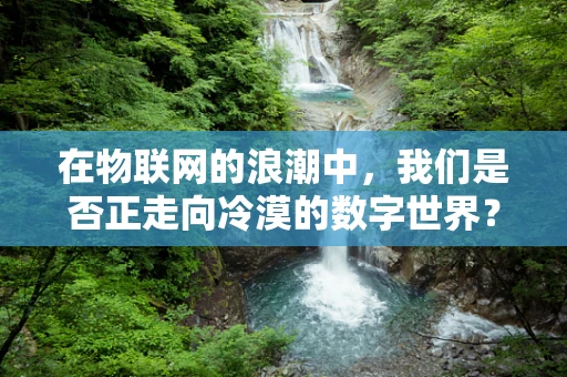 在物联网的浪潮中，我们是否正走向冷漠的数字世界？
