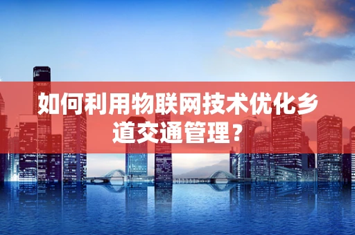 如何利用物联网技术优化乡道交通管理？