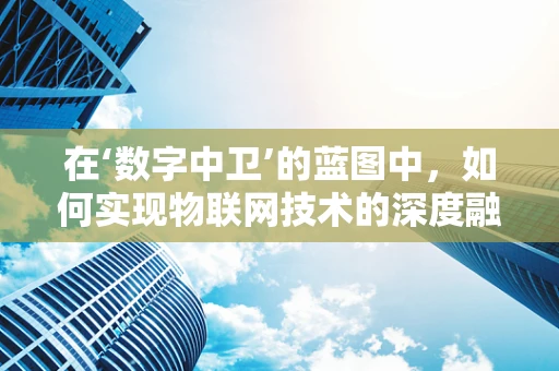 在‘数字中卫’的蓝图中，如何实现物联网技术的深度融合与安全保障？