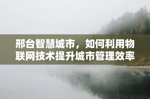 邢台智慧城市，如何利用物联网技术提升城市管理效率？
