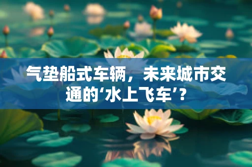 气垫船式车辆，未来城市交通的‘水上飞车’？