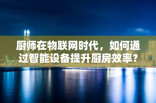 厨师在物联网时代，如何通过智能设备提升厨房效率？