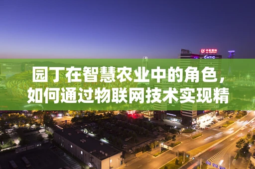 园丁在智慧农业中的角色，如何通过物联网技术实现精准园艺？