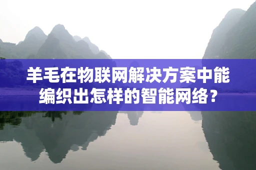 羊毛在物联网解决方案中能编织出怎样的智能网络？