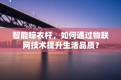 智能晾衣杆，如何通过物联网技术提升生活品质？