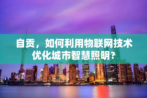 自贡，如何利用物联网技术优化城市智慧照明？