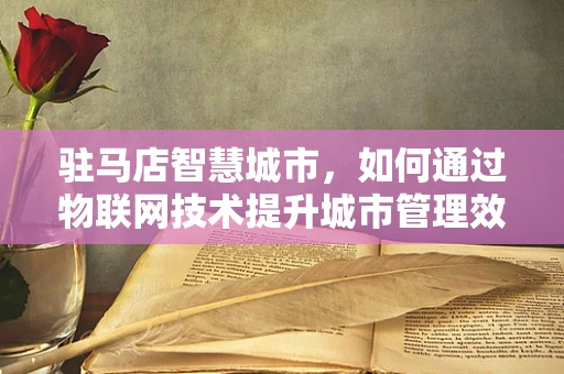 驻马店智慧城市，如何通过物联网技术提升城市管理效率？