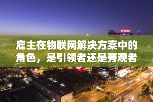 雇主在物联网解决方案中的角色，是引领者还是旁观者？