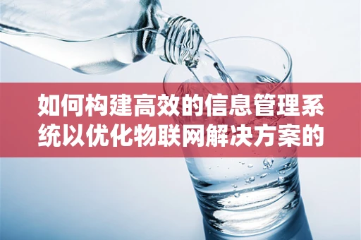 如何构建高效的信息管理系统以优化物联网解决方案的效能？