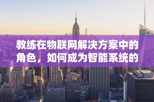教练在物联网解决方案中的角色，如何成为智能系统的‘大脑’？