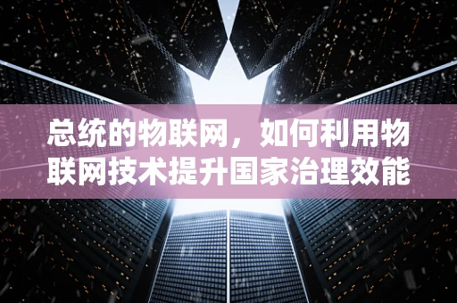 总统的物联网，如何利用物联网技术提升国家治理效能？