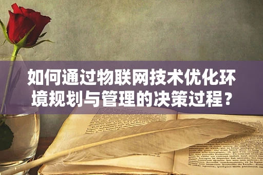 如何通过物联网技术优化环境规划与管理的决策过程？