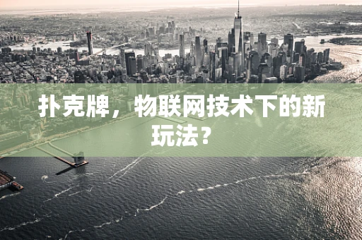 扑克牌，物联网技术下的新玩法？