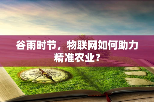 谷雨时节，物联网如何助力精准农业？