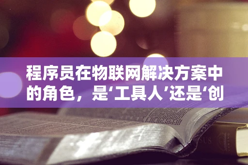 程序员在物联网解决方案中的角色，是‘工具人’还是‘创新引擎’？