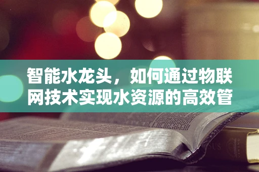 智能水龙头，如何通过物联网技术实现水资源的高效管理？