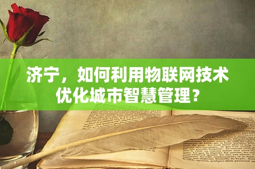 济宁，如何利用物联网技术优化城市智慧管理？