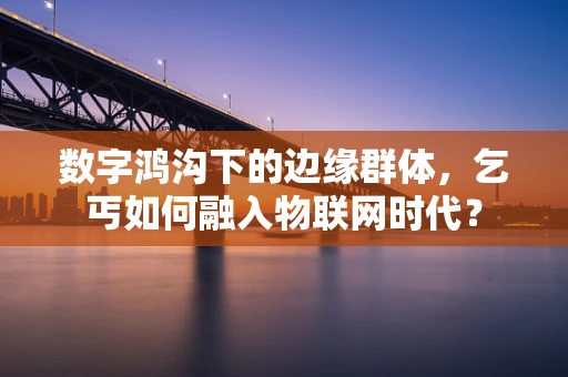 数字鸿沟下的边缘群体，乞丐如何融入物联网时代？