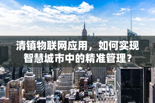 清镇物联网应用，如何实现智慧城市中的精准管理？