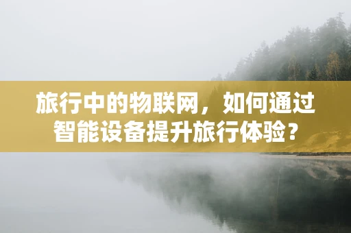 旅行中的物联网，如何通过智能设备提升旅行体验？