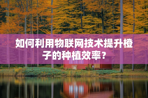 如何利用物联网技术提升橙子的种植效率？