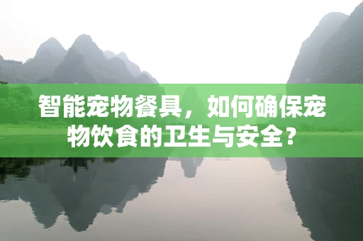 智能宠物餐具，如何确保宠物饮食的卫生与安全？