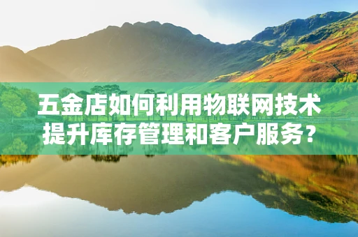 五金店如何利用物联网技术提升库存管理和客户服务？