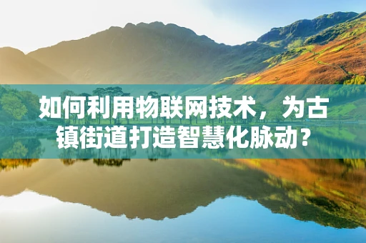 如何利用物联网技术，为古镇街道打造智慧化脉动？