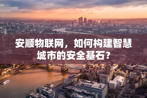 安顺物联网，如何构建智慧城市的安全基石？