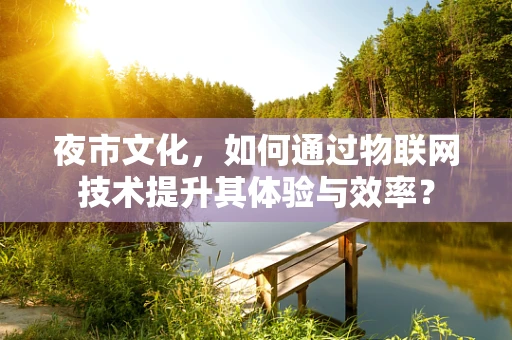 夜市文化，如何通过物联网技术提升其体验与效率？