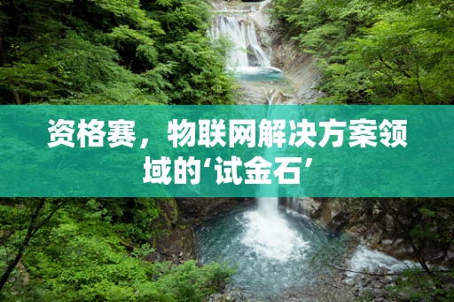 资格赛，物联网解决方案领域的‘试金石’