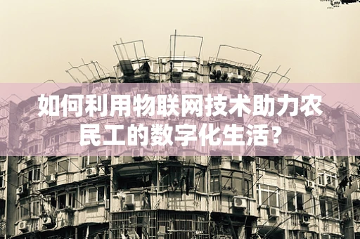 如何利用物联网技术助力农民工的数字化生活？