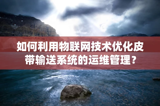 如何利用物联网技术优化皮带输送系统的运维管理？