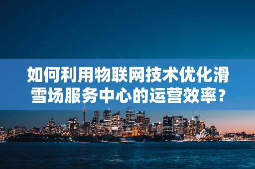 如何利用物联网技术优化滑雪场服务中心的运营效率？