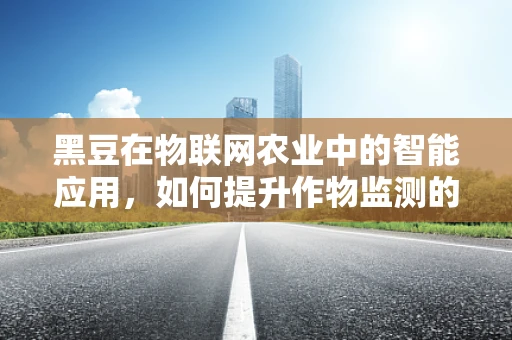 黑豆在物联网农业中的智能应用，如何提升作物监测的精准度？