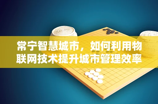 常宁智慧城市，如何利用物联网技术提升城市管理效率？