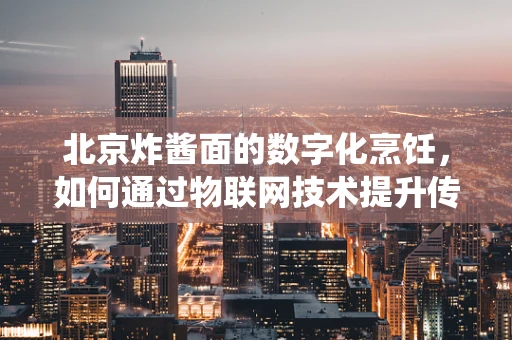 北京炸酱面的数字化烹饪，如何通过物联网技术提升传统美食的体验？