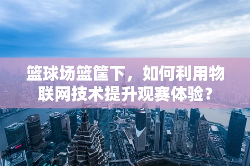 篮球场篮筐下，如何利用物联网技术提升观赛体验？