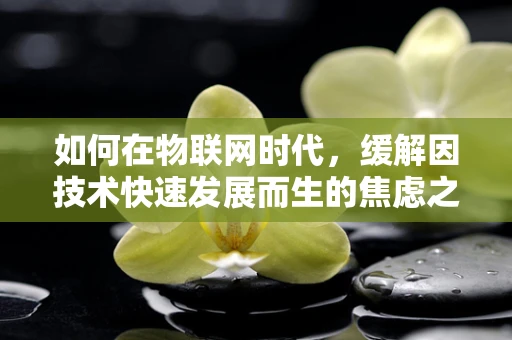 如何在物联网时代，缓解因技术快速发展而生的焦虑之痛？