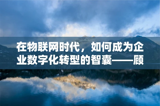 在物联网时代，如何成为企业数字化转型的智囊——顾问的角色与价值？
