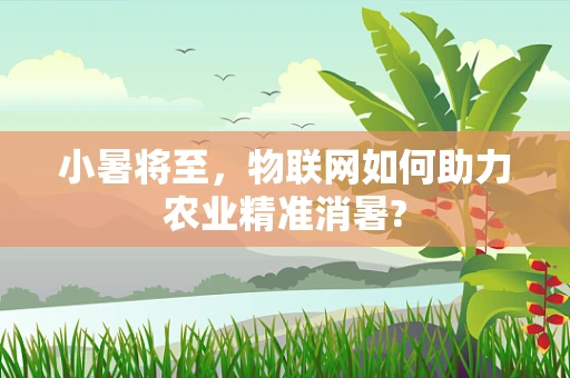 小暑将至，物联网如何助力农业精准消暑?