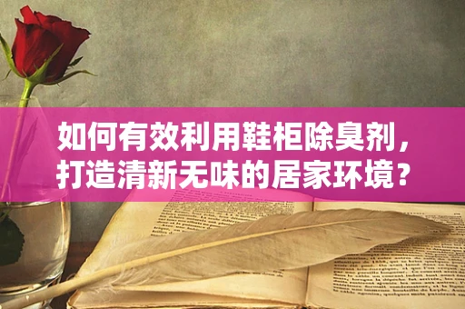 如何有效利用鞋柜除臭剂，打造清新无味的居家环境？