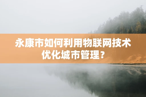 永康市如何利用物联网技术优化城市管理？