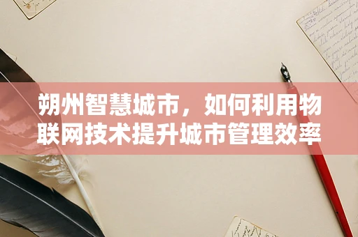 朔州智慧城市，如何利用物联网技术提升城市管理效率？
