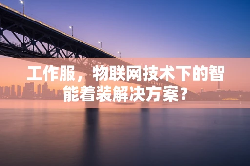 工作服，物联网技术下的智能着装解决方案？